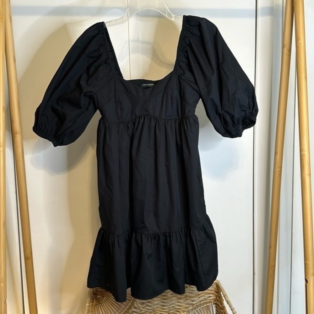 Banana Republic‎ black dress XS petite new with tags